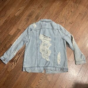 Distressed Denim Jacket